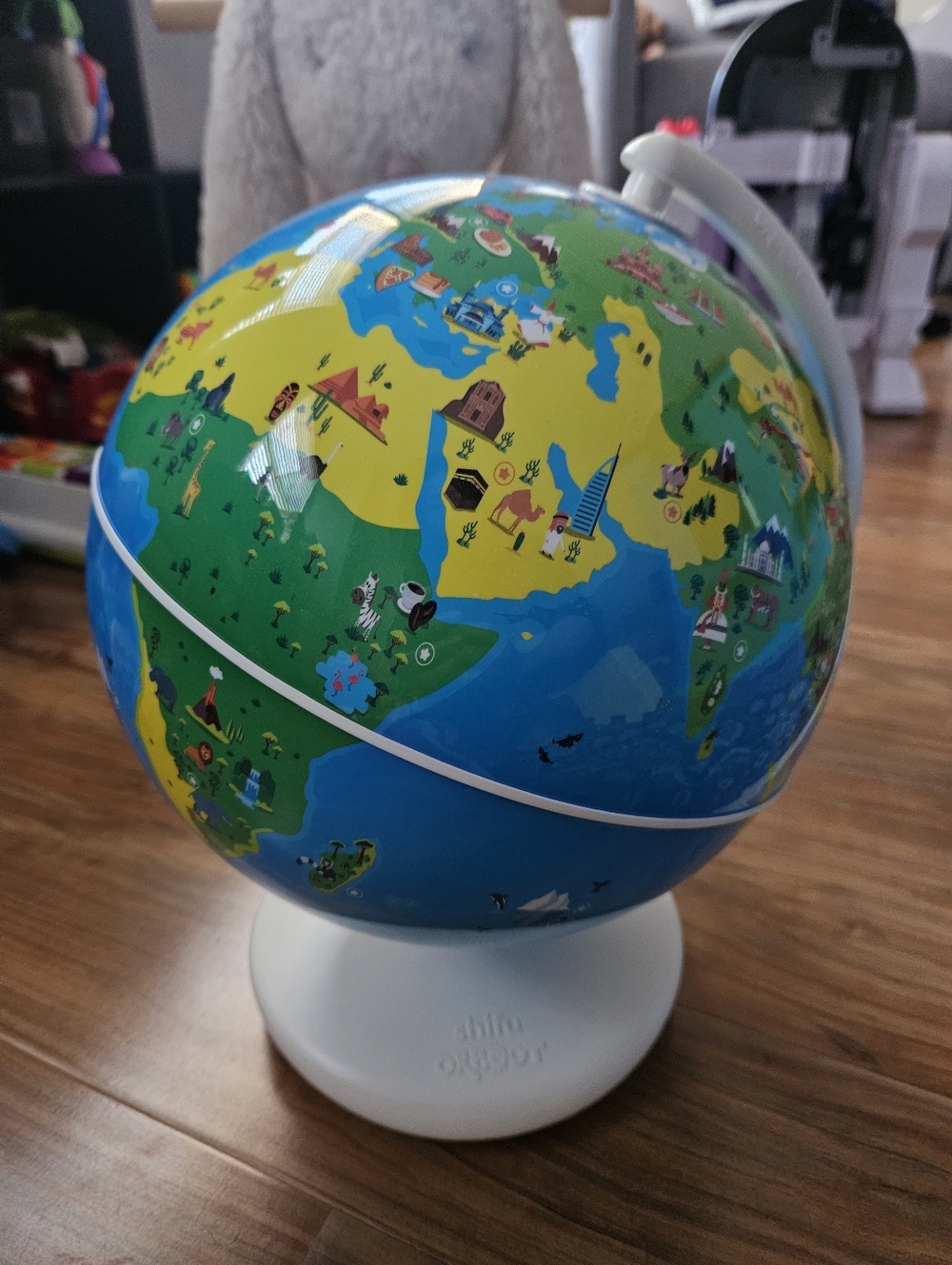 Blue and Green Kids Educational Globe - Interactive World Toy